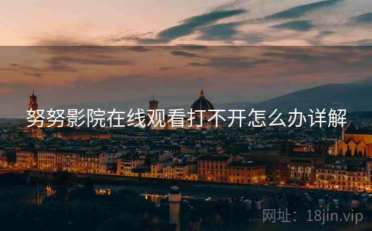 努努影院在线观看打不开怎么办详解  第2张