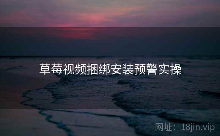 草莓视频捆绑安装预警实操  第2张