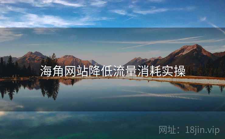 海角网站降低流量消耗实操  第1张