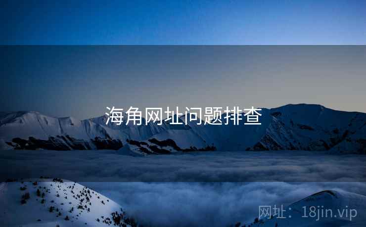 海角网址问题排查  第1张