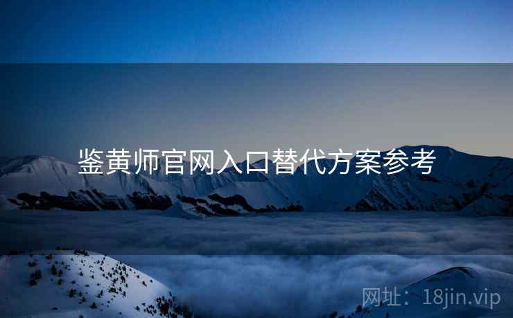 鉴黄师官网入口替代方案参考  第2张