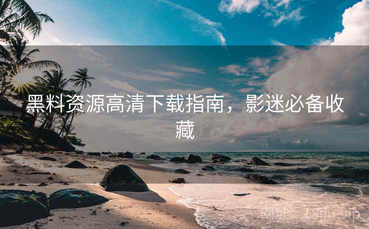 黑料资源高清下载指南，影迷必备收藏  第2张