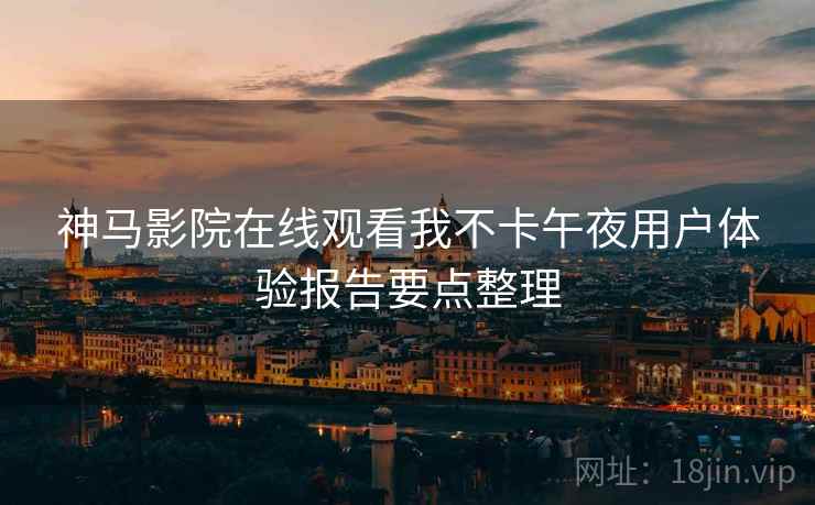 神马影院在线观看我不卡午夜用户体验报告要点整理  第2张