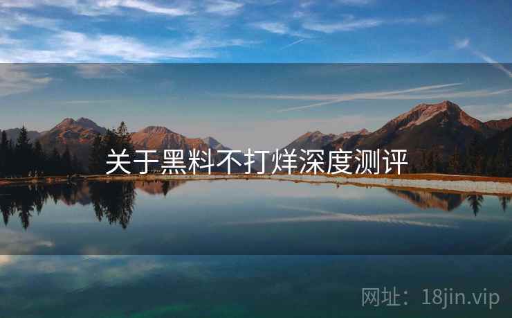 关于黑料不打烊深度测评  第2张