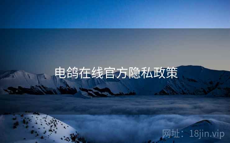 电鸽在线官方隐私政策  第2张